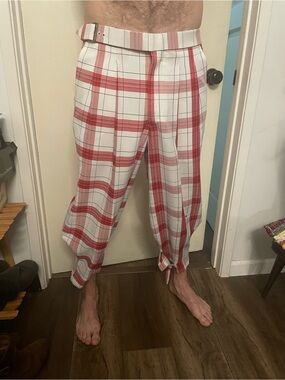 Vintage Bucholz Knickers Co Plaid Golf Knickers | Made in USA | Size 34S
